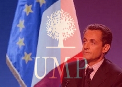 Nicolas Sarkozy, représentant de la famille UMP